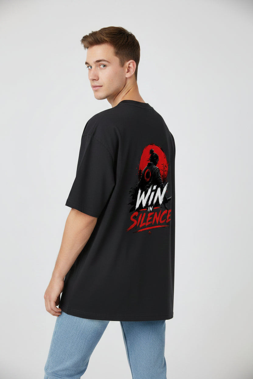 Win In Silence Oversized T-Shirt